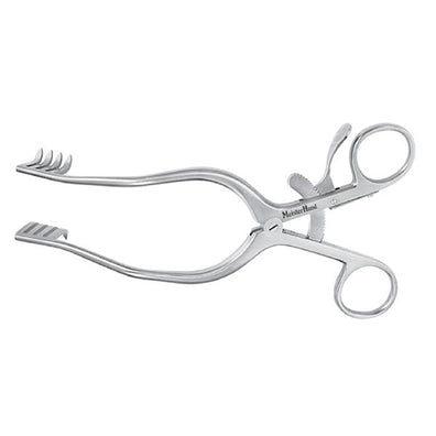 Retractor Adson Meister-Hand 7-1/2" 3/4x3/4" Straight Arm 4x4 Teeth SS Ea